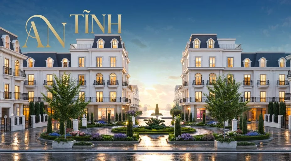 Phối cảnh phân khu An Tĩnh dự án An Garden Châu Sơn